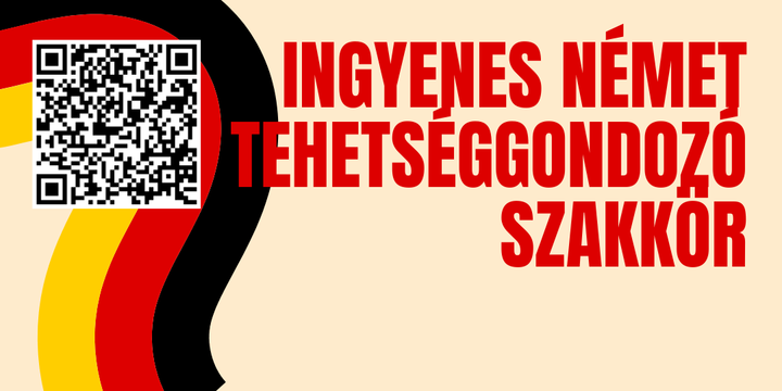 Ingyenes német tehetséggondozó szakkör 7. évfolyamosoknak Ingyenes német tehetséggondozó szakkör 7. évfolyamosoknak