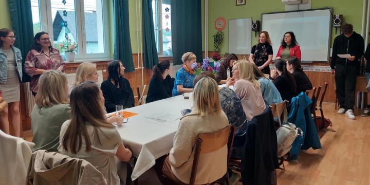 Osztrák kollégák hospitálása Felsőcsatáron Osztrák kollégák hospitálása Felsőcsatáron