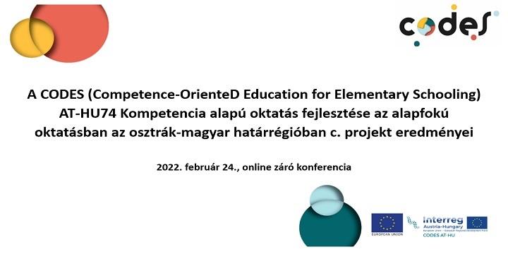 Online magyar záró konferencia a Codes projektben (megosztott prezentációkkal és videókkal)